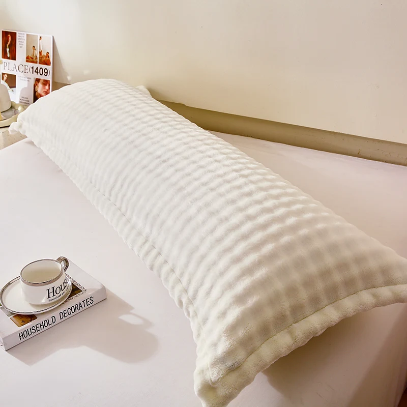 Skin-friendly Pillowcase Rectangle Pillow Cover Warm Velvet Pillowslip 48x100/48x120/48x150/48x180cm Pillow Case 베개커버
