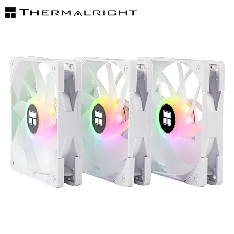 

Thermalright 120mm PC Case Fan PWM Cooling Fan 12cm Quiet CPU Cooler Radiator Reverse Blowing 5V ARGB AURA SYNC TL-C12RW-S
