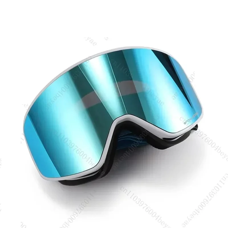 Winter New Ski Goggles, High Definition Anti-Fog Professional Mountaineering Glasses with Optional Myopia Frame