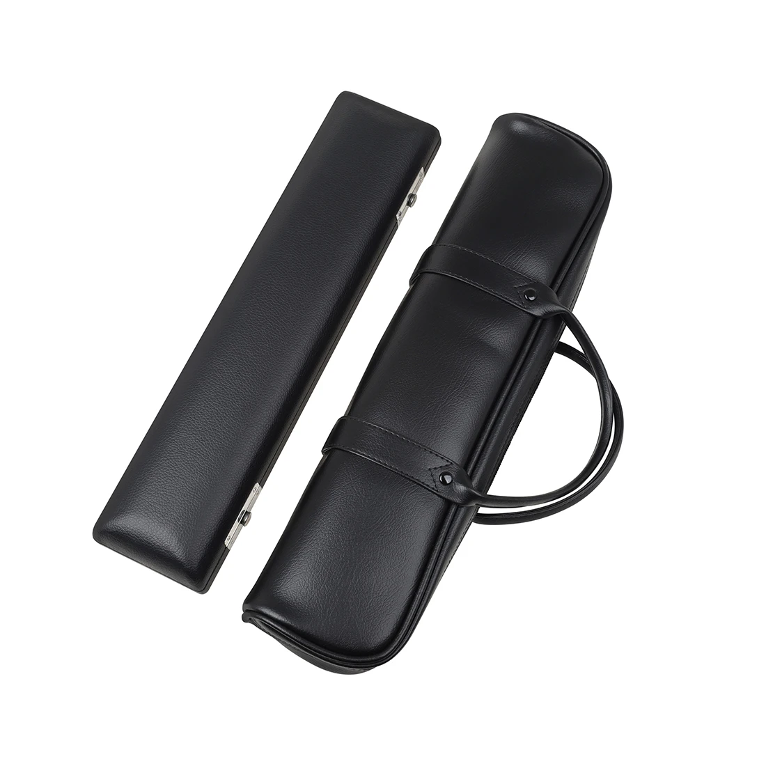 

High Quality 16 Hole Universal Black Leather Portable Bag Box Integrated Flute Box Flute Bag Set