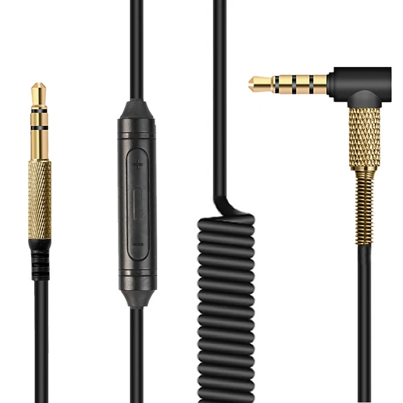 Adapter 3,5 mm Upgrade-Audiokabel mit Inline-Mikrofon-Fernbedienung für mdr-10r MDR-1A XB950 Z1000 MSR7 Headset – Detail 8