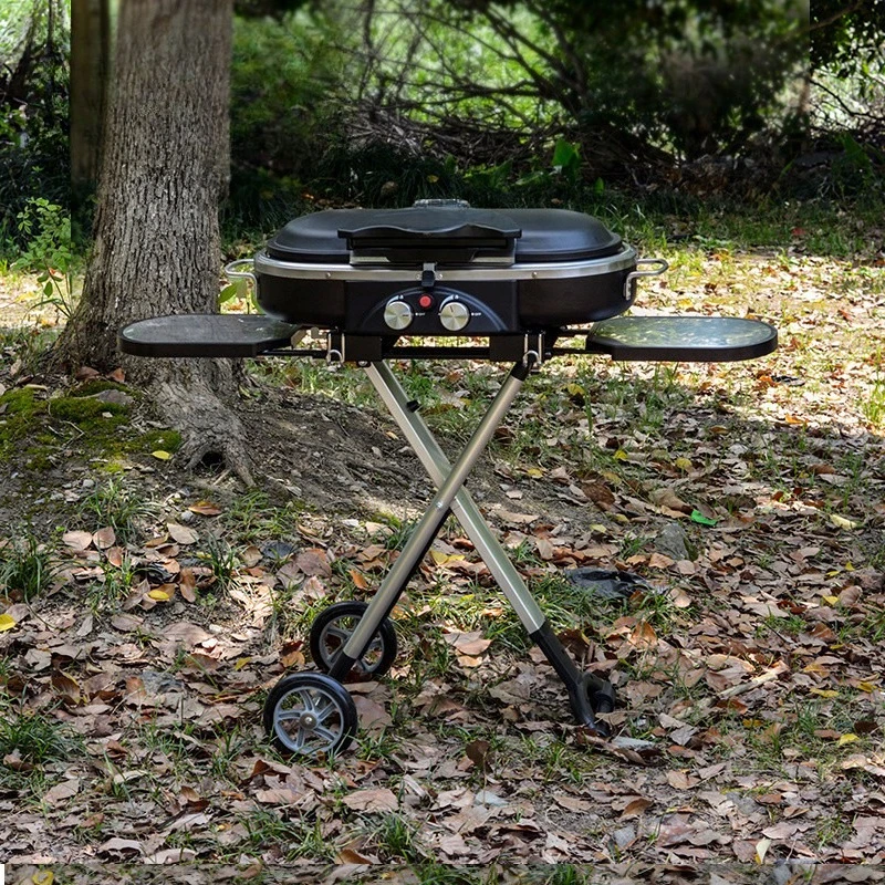 Outdoor draagbare gasoven met dubbele vlam