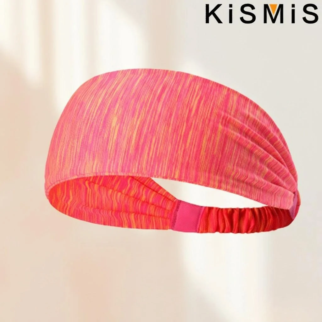 

Women's Solid Color Wide Brimmed Headband Fitness Yoga Running Sweat Absorbing Breathable Headband