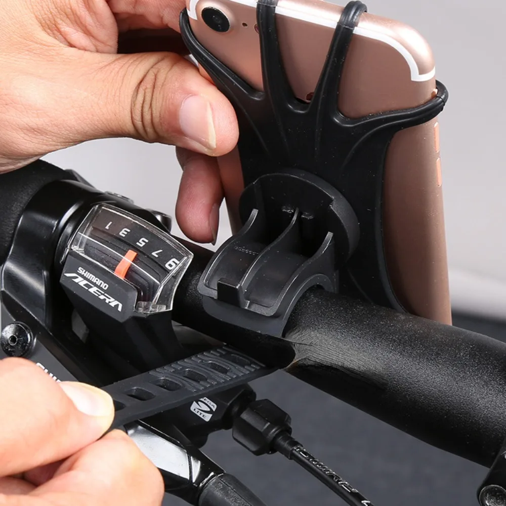 Black For Phone Device Cart  Pram Rack Mobile Phone Holder Stroller Mount Holder Phone Holder