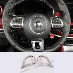 stainless steel car steering wheel frame trims for mg hs zs 6 5 2017 2018 2019 2020 2021 2022 trophy ev luxury accessories gs