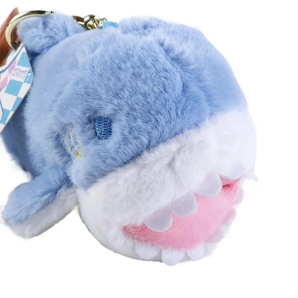 Regalos Simulación Bolsa de tiburón Colgante Bolsa Colgante Juguete de peluche Tiburón azul Llaveros de peluche Llavero de tiburón de peluche Colgante de tiburón azul