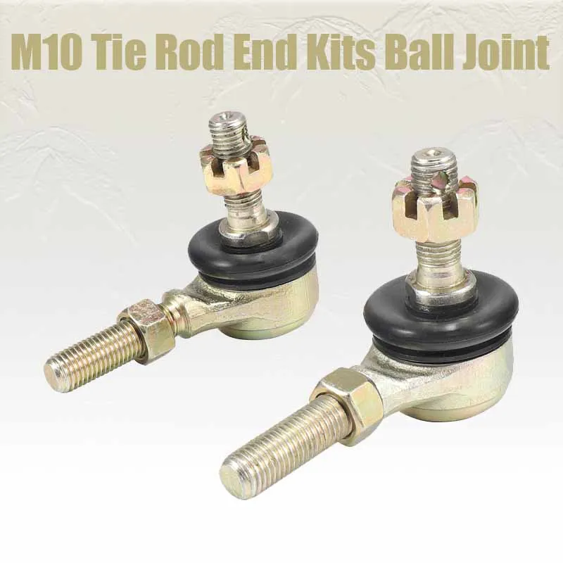 

Motorcycle M10 Tie Rod End Kits Ball Joint for 110-250cc ATV Go Kart Quad Buggy 4-Wheeler Parts