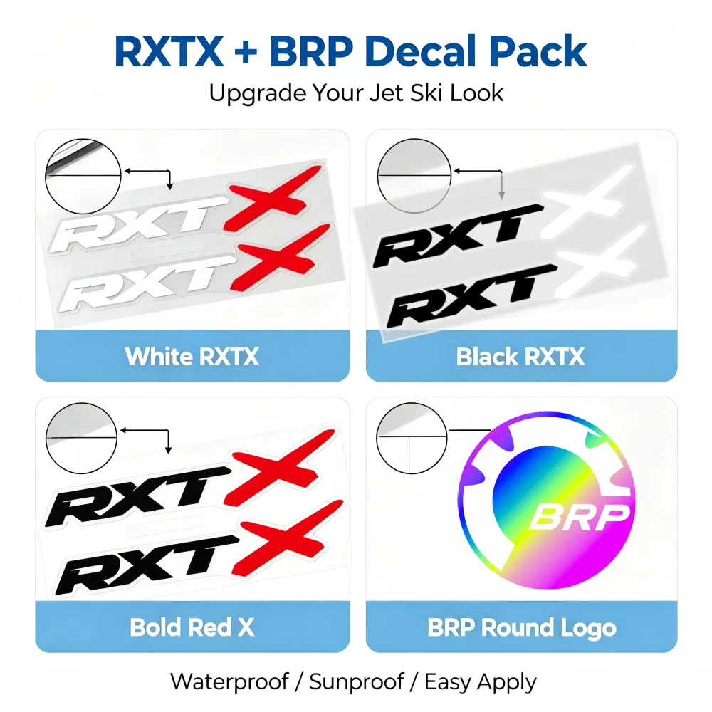 JetSki RXT-X Stickers Vinyl Waterproof Sticker JET SKI Boat Decal UV Sea-doo Transparent Printing for BRP SEADOO RXT-X 325 260