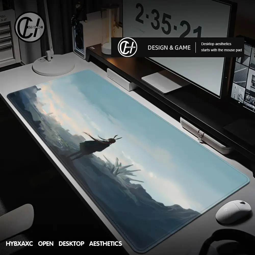 

Mouse Pad Gamer Computer Accessories Rubber Desk Mat Arknights XXL Playmat Gaming Office Deskmat Mousepad Large Pc Carpet