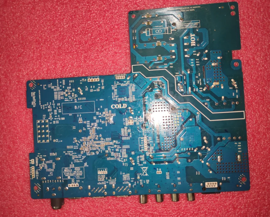 Frete grátis! Três em uma TV Motherboard, Rede WiFi, Teste Bem, CV962BH-B32, 60-72V, 300ma, funcionando bem