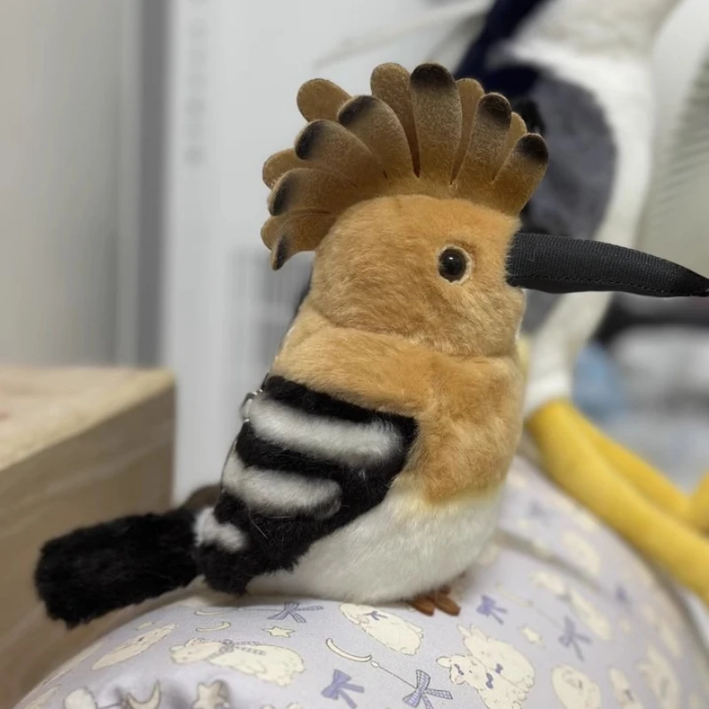 

Lovely Simulation Fat Jiu Dai Sheng Bird Plush Doll Toy backpack Pendant Desktop Model Ornaments Children Birthday Gift