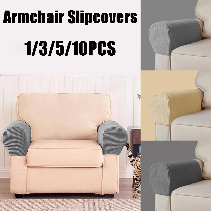 Sesselbezüge Dehnbare Armlehnenbezüge für Stühle Couch Sofa Armlehnenbezüge Sofabezug Rutschfester Möbelschutz