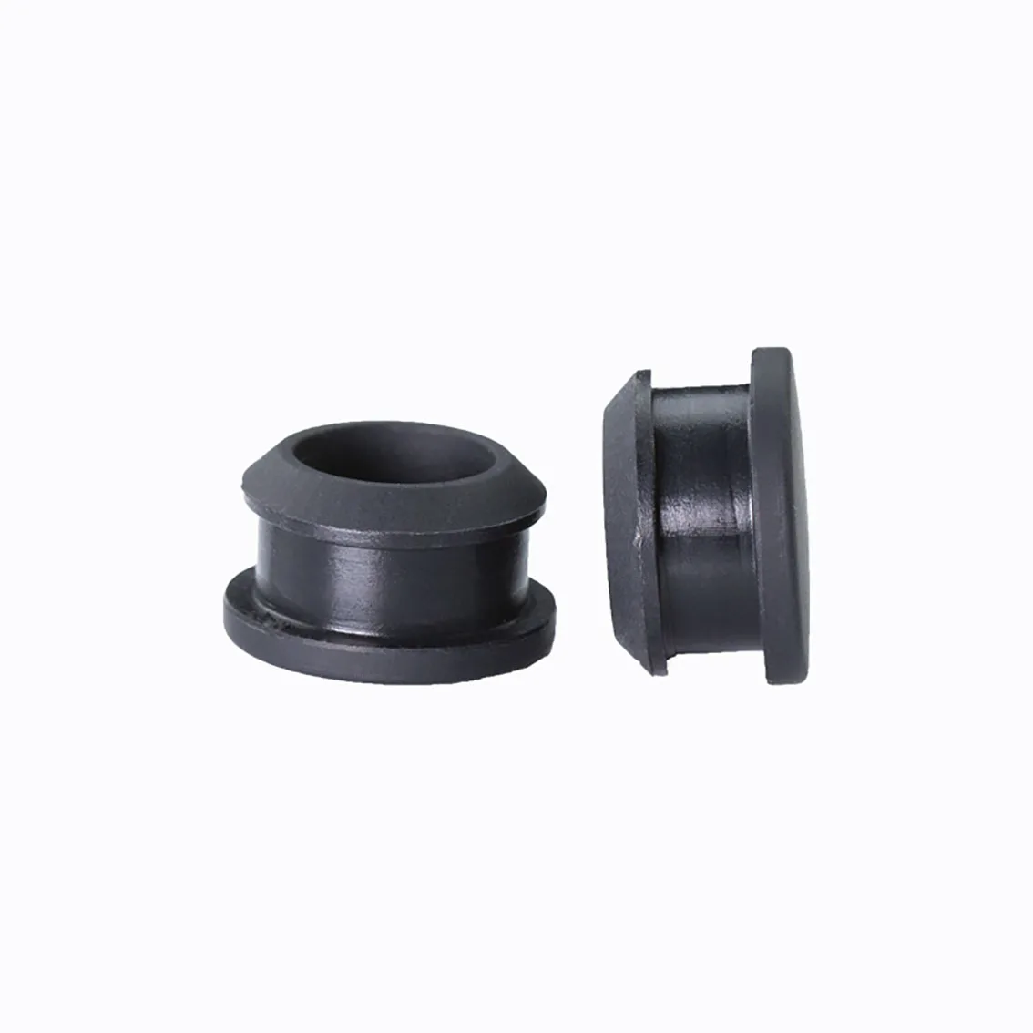 Black 4.5-12mm Silicone Rubber Hole Caps T-type Plug Cover Snap-on Gasket Blanking End Cap Seal Stopper