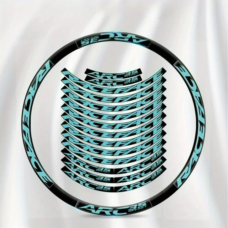 17 個/個、ライディングステッカーと装飾用、RAFA ARC35 マウンテンホイールセット用 - 自転車アクセサリー、自転車ステッカー、ロードバイク