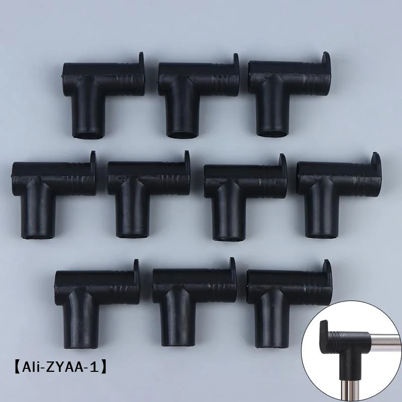 【A】Right-Angle Connection Double-Pass Connector Clothes Drying Rack Parts Floor-Standing Universal Clothes Drying Rack Plug