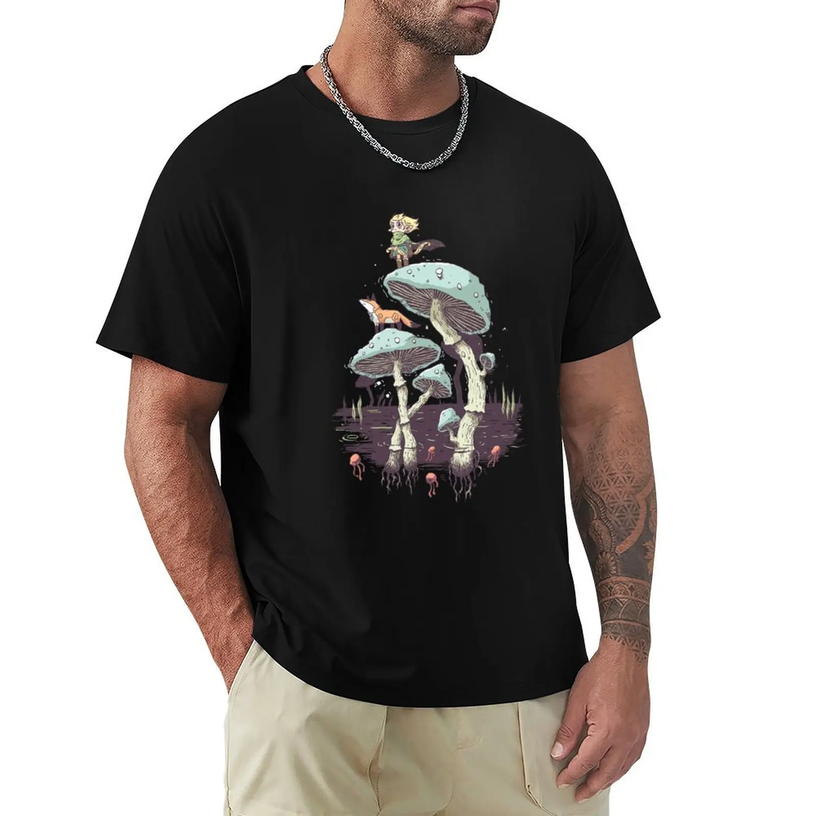 Elven Ranger T-Shirt Aesthetic clothing summer tops men t shirts