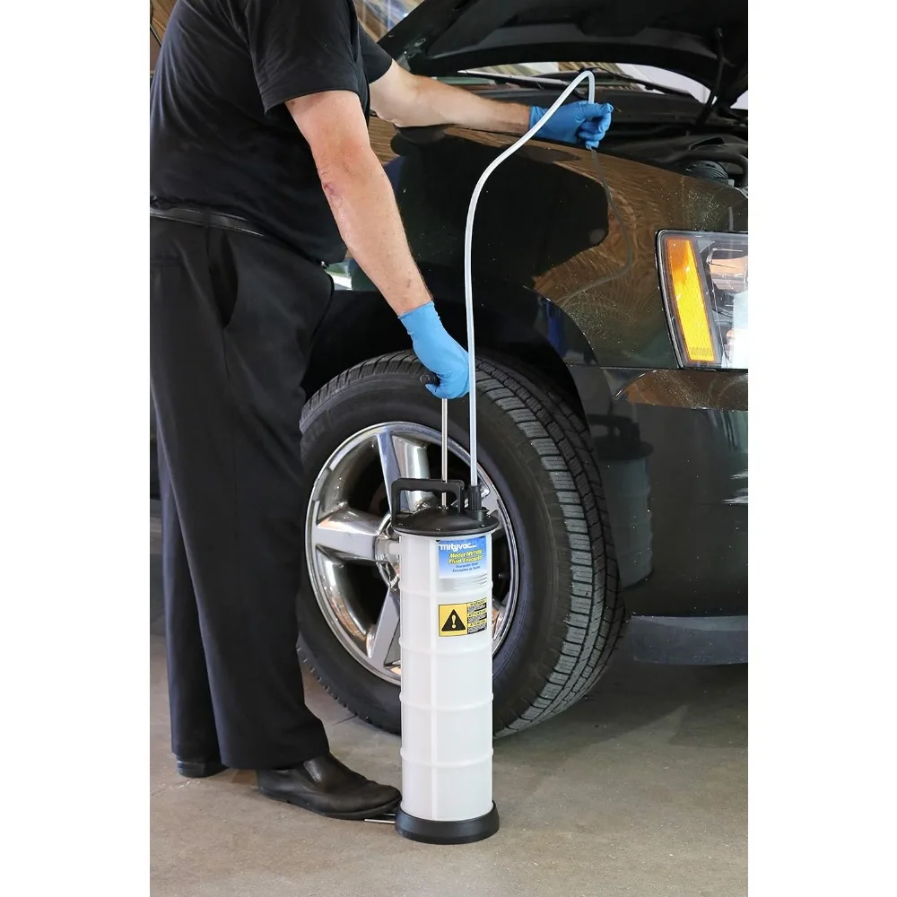 أثاث الحدائق MV7400 مضخة استخراج سائل السيارات سعة 1.9 جالون، تشغيل يدوي، بولي إيثيلين مقاوم للمواد الكيميائية