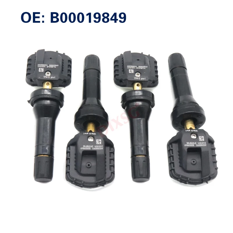 4 szt. Czujnik TPMS B 00019849   Czujnik ciśnienia w oponach dla Beijing BAIC BJ40 BJ40 Plus BJ60 BJ80 433 MHz 2018 2019 2020 2021 2022 2023