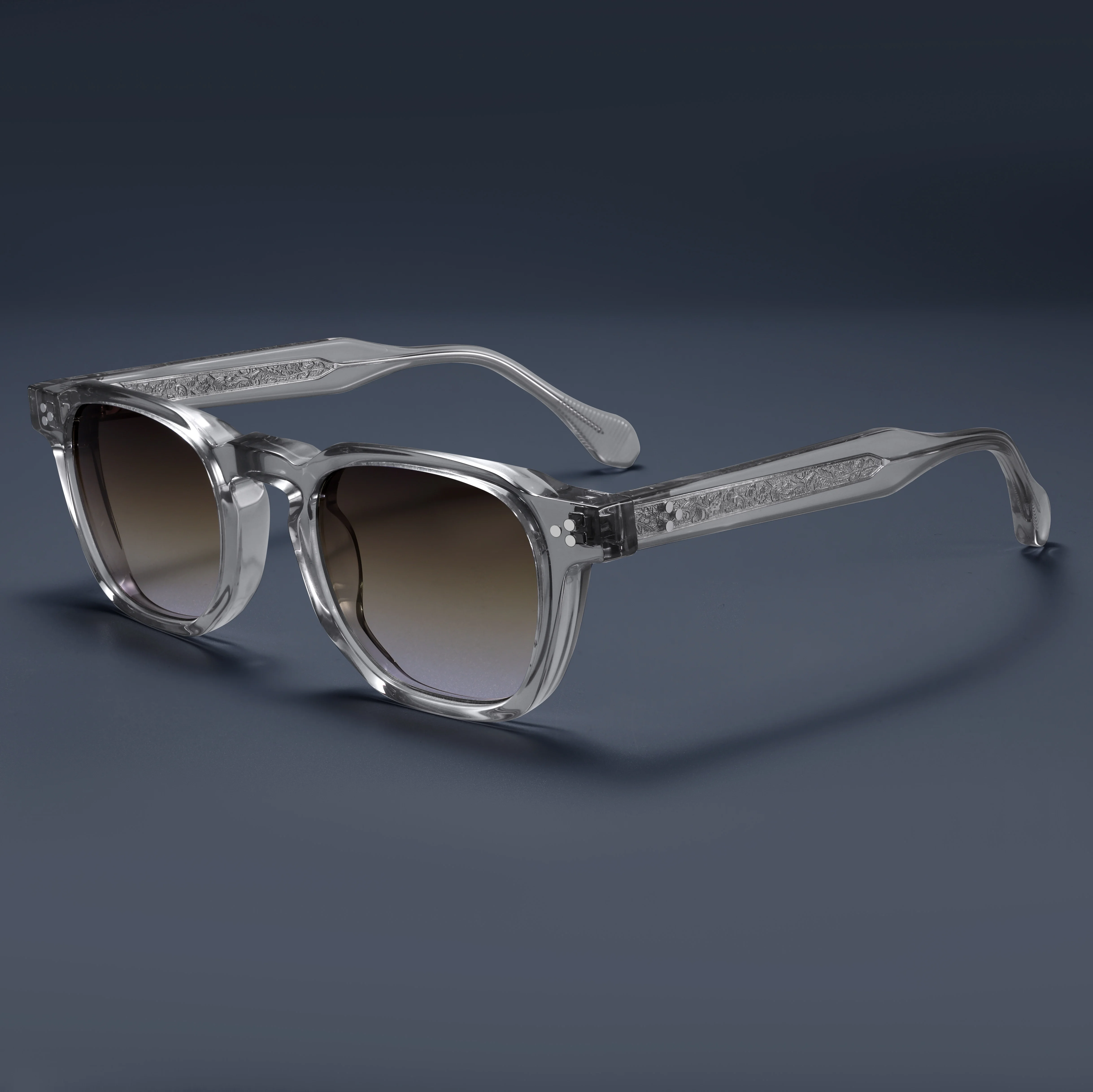 

Polarized Sunglasses for Men Women Thick Acetate Frame UV400 Protection Outdoor Driving Daily Wear Lightweight Anti Scratch