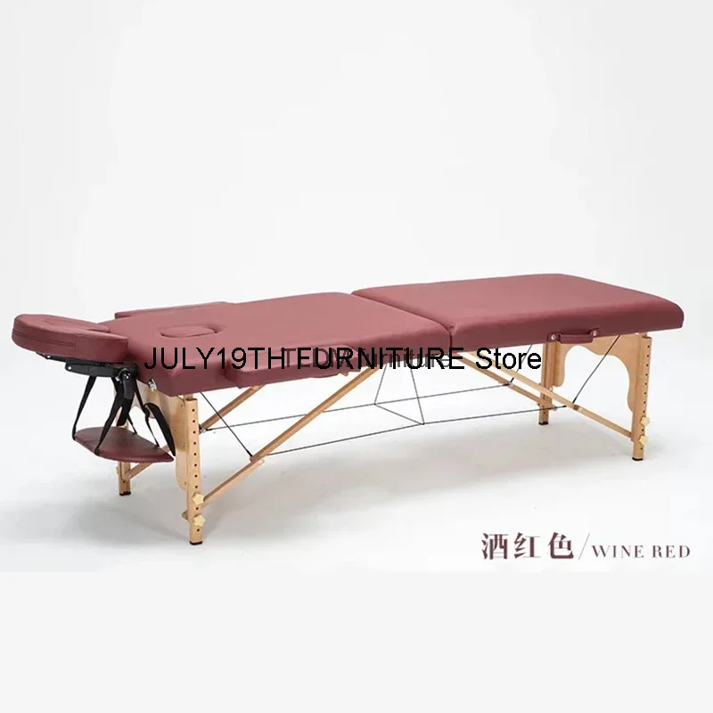 Original folding Spa Massage Tables Salon Furniture Wooden massage bed portable acupuncture beauty physiotherapy tattoo Table