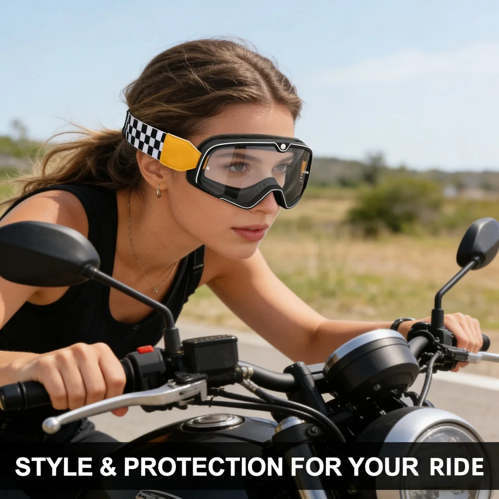 

Новейшие ретро-очки для мотоцикла, лыжные очки, солнцезащитные очки для мотокросса, для езды на мотоцикле, для гонок, для кафе-рейсинга, для горных велосипедов, для квадроциклов