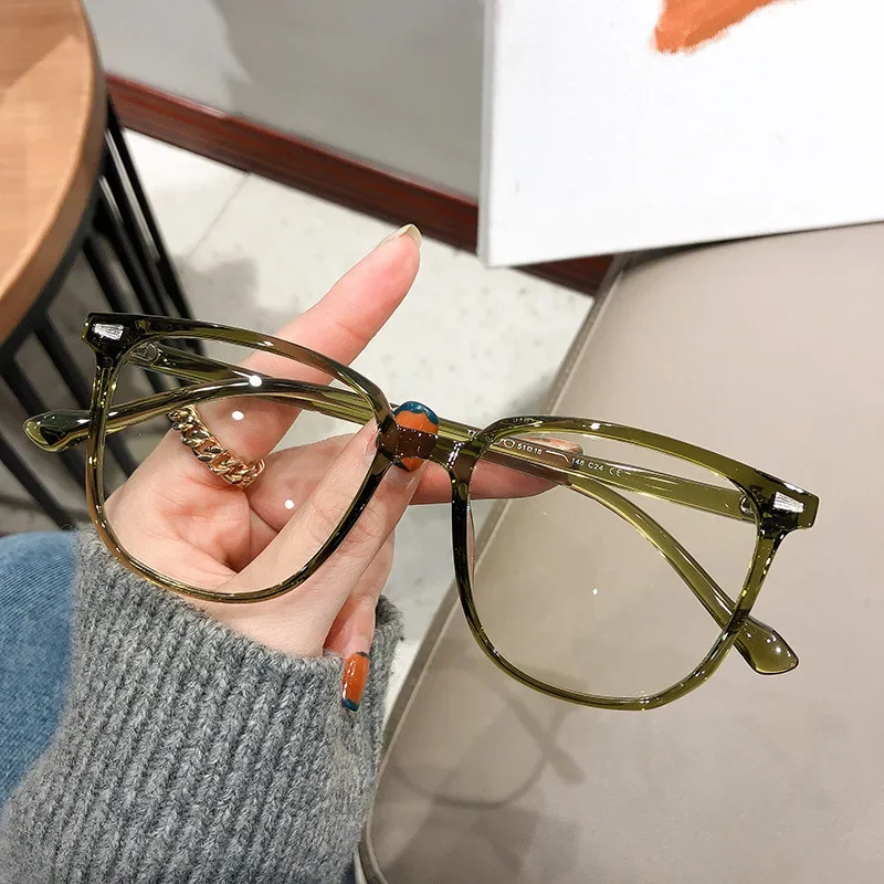 Fertige Damen-Myopie-Brille, Retro-Anti-Blaulicht-blockierende Nahsichtbrille, optische verschreibungspflichtige Kurzsichtbrille – Detail 18