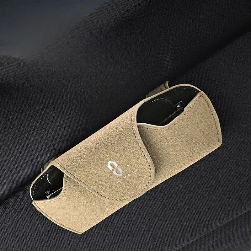 Car Storage Glasses Case AiTO Ask The World For SERES M7 M5 M9 Visor Sunglasses Clip Car Interior Supplies Glasses Case Bmw F07