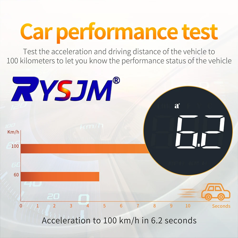B1 Car Digital Display Obd2 Speedometer Auto Fuel Consumption Water Temperature With 5 Alarm Auto Electronic