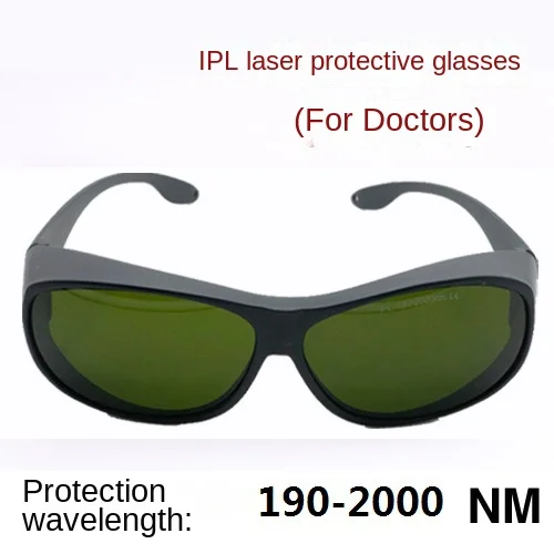 IPL Goggles Yellow Red Light Freezing Point Hair Removal Device Opt Photon Beauty E Light Laser Goggles