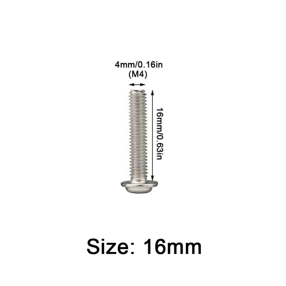 1 Stuks M4 Ronde Kop Schroef Pwm Schroeven Pan Wasmachine Rvs Cross Schroef M4 Ronde Kop Schroef Schroef Bout