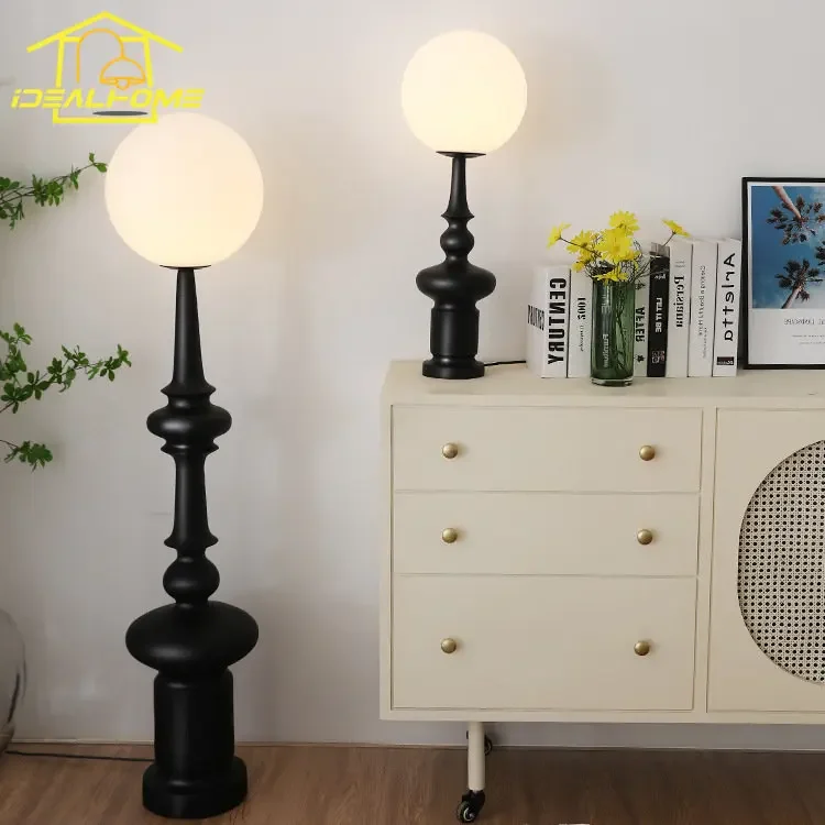 

Italian Design Classical Vintage Resin Roman Column Floor Lamp LED E27 Artistic Vertical Table Lamp Living/Model Room Bedroom