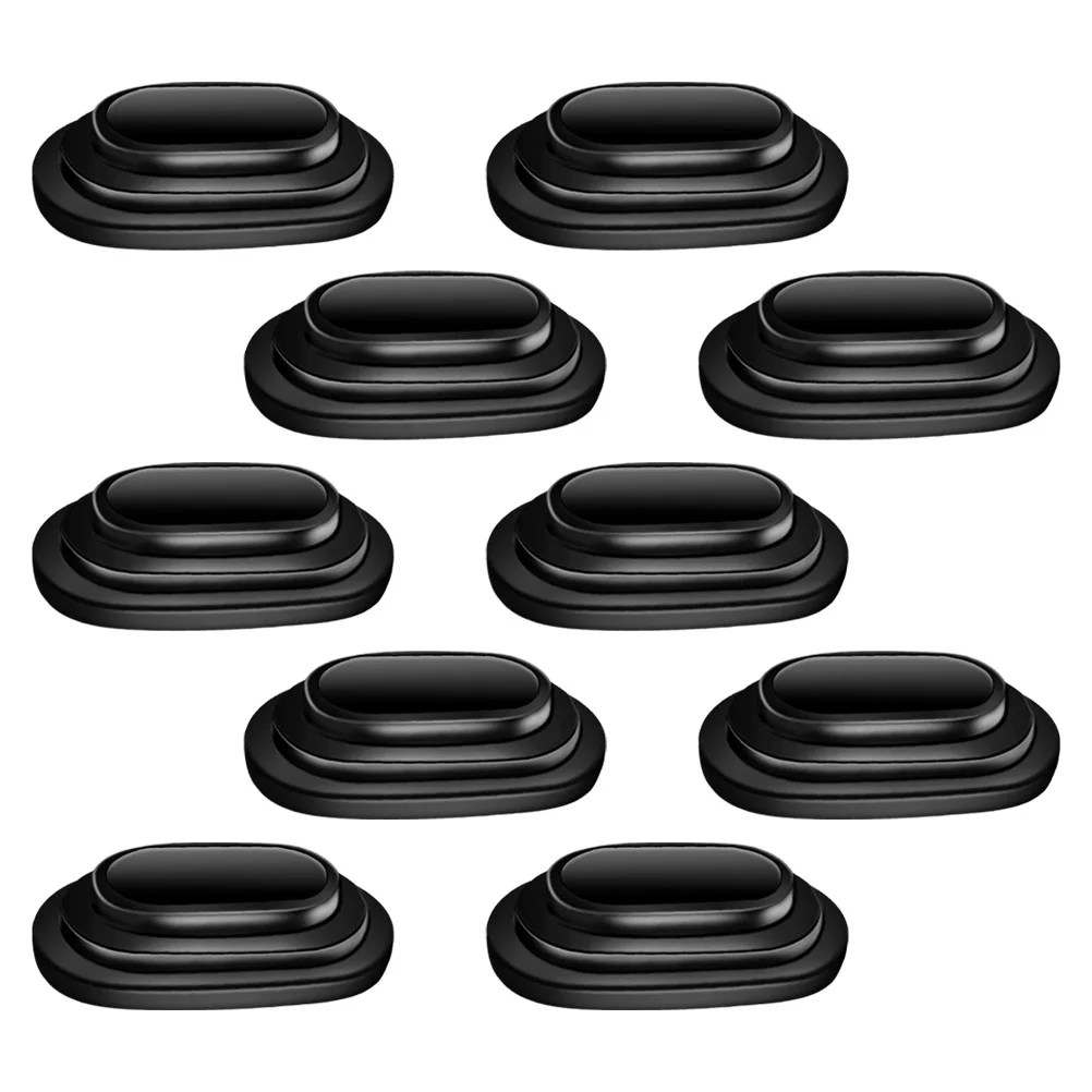 10 Pcs Door Shock Absorbing Gasket Car Absorber Cushion Guards for Anti-vibration Stickers Doors Silica Gel Bumper Protector