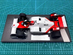 子供のためのプラスチック製スタティック車1:18 f1,MP4-2,限定版,シミュレーション,新版,ギフト,1984