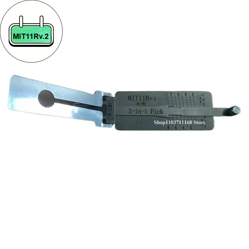 

1PCS Lishi MIT11Rv.2 2in1 Decoder and Pick Designed for Mitsubishi for Souest for Chrysler for Dodge Lock Picking Tool Locksmith
