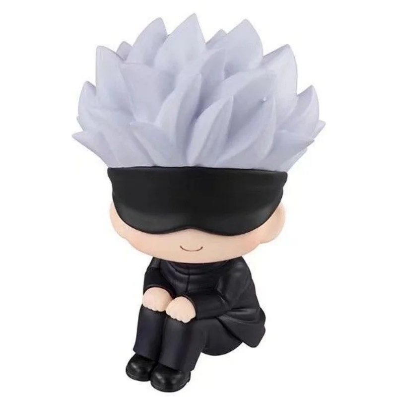 10cm Anime Jujutsu Kaisen Figure Manga Doll Cute Ryomen Sukuna Action Figure Sitting Figurine Gk Pvc Collector Toys Holiday Gift