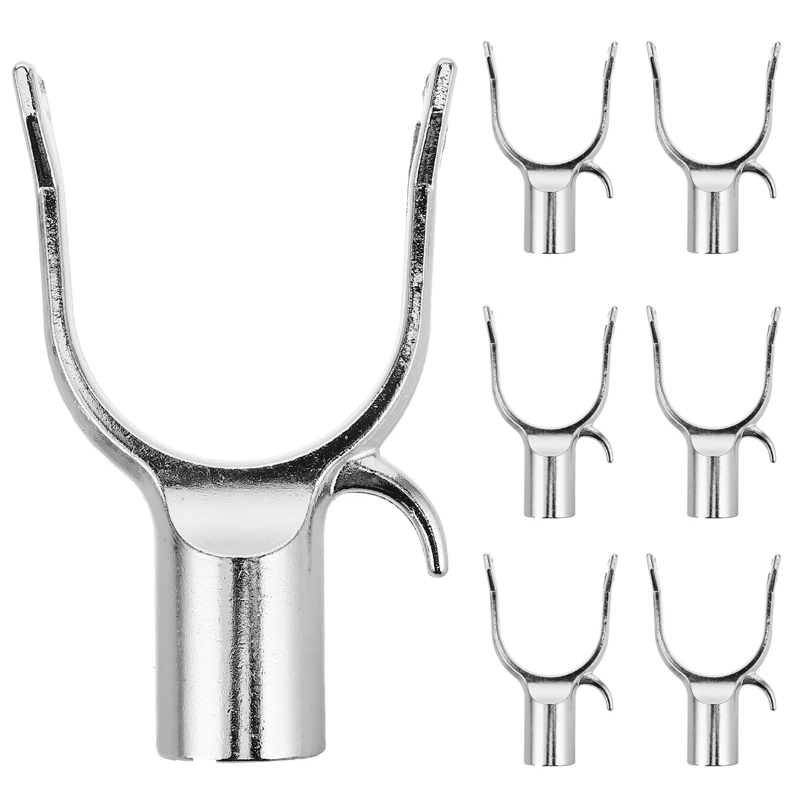 8Pcs U Shaped Garden Support Rods 9Cm Diameter Replacement Joints for Plant Stakes Heavy Duty Stable Support for Garden Use