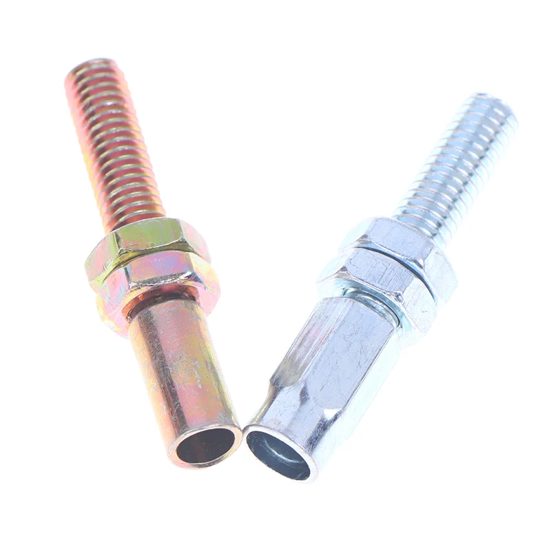 10Pcs M6 Screws Motorbike Throttle Cable Parts M6 Hollow Screw Throttle Cable Kart Throttle For Agricultural Machinery Accessori