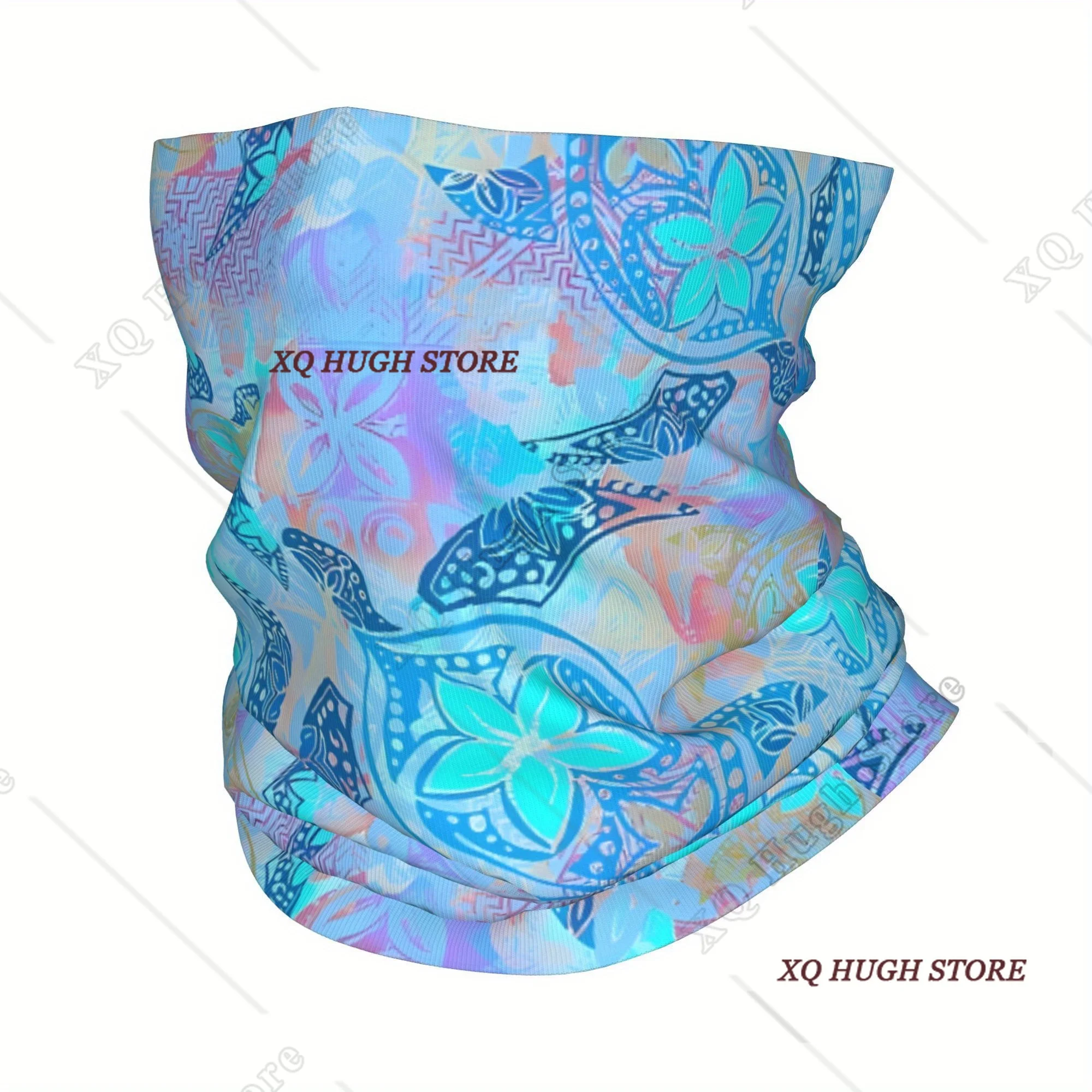 

Бандана с черепахой и цветочным принтом, гетры с принтом, шарф, универсальный головной убор для спорта на открытом воздухе, унисекс, для взрослых, ветрозащитный