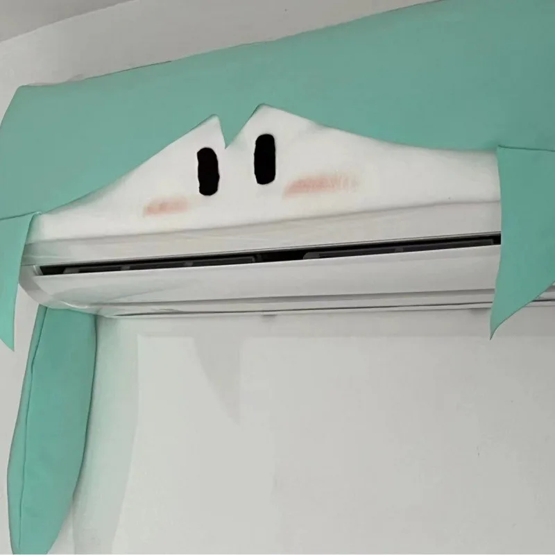 

Чехол для кондиционера в стиле аниме Hatsune Miku, универсальный настенный пылезащитный чехол для кондиционера, защитный чехол для домашнего кондиционера