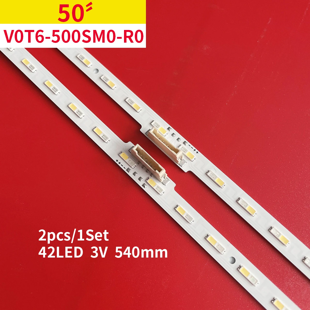 

LED Strip(2)For Sam sung V0T6-500SM0-R0 BN96-50382A QA50Q60TA QE50Q60TA QN50Q60TAFXZA QN50Q6DTAF QN50Q60TAFXZA UN50TU700DFXZA