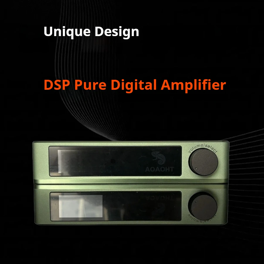 

100W+100W HiFi Integrated Amp DA1 DSP Full Digital Amp with 15-Band Lossless EQ, Subwoofer Output, XMOS USB / Bluetooth