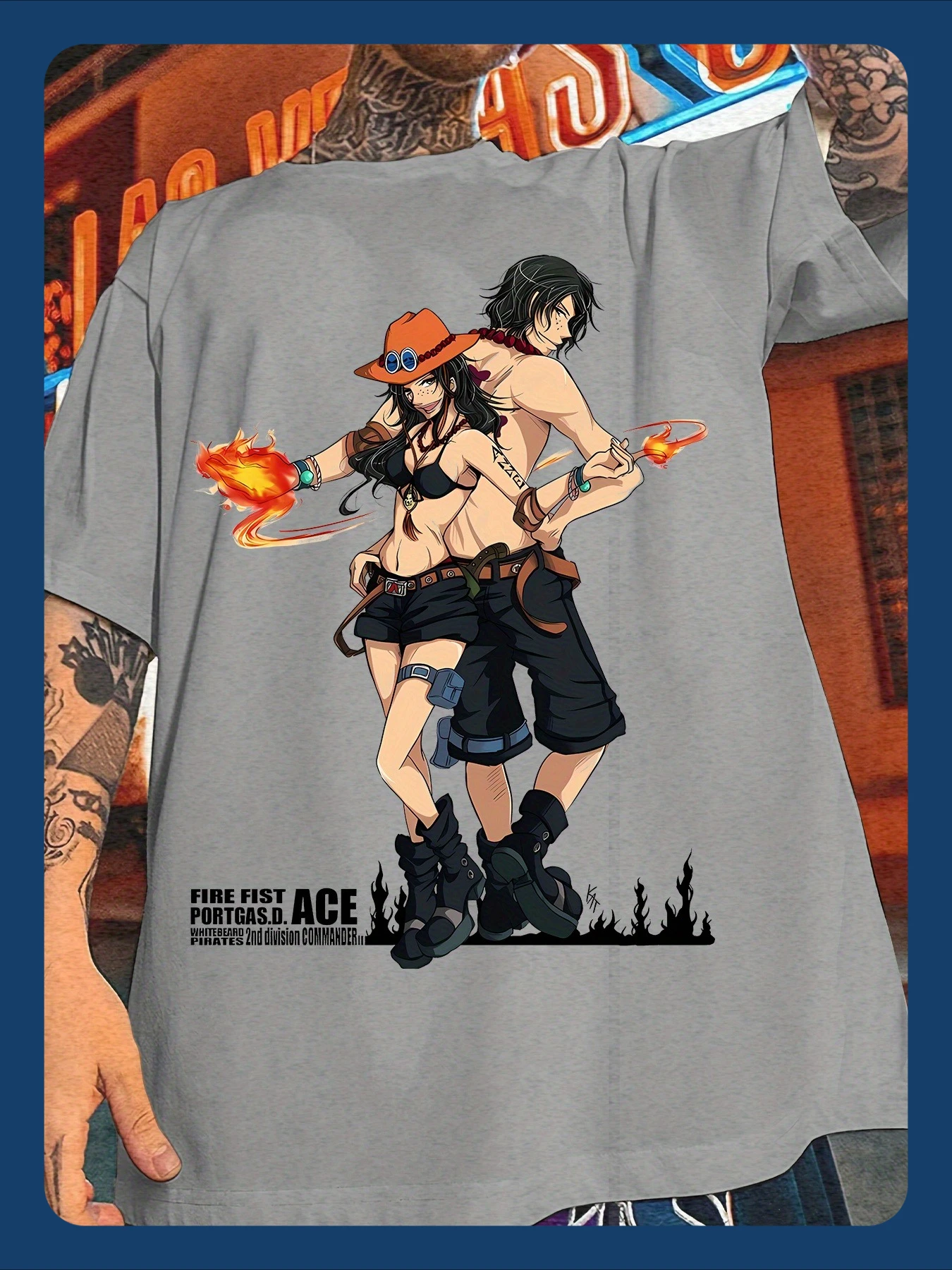 ONE PICE Anime Rufy Stampa periferica 2025 T-shirt estiva a maniche corte per uomo Donna T-shirt in puro cotone per pendolarismo quotidiano