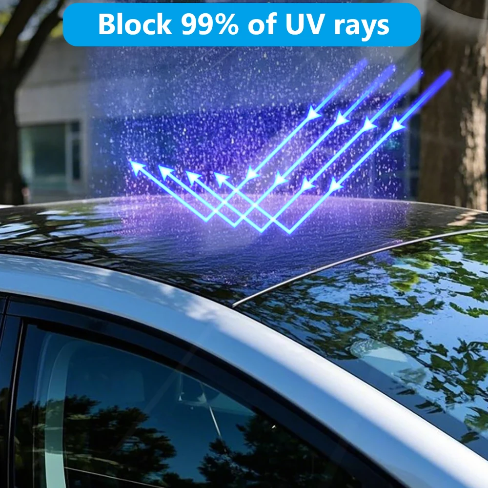 Parasol para Techo de Tesla Modelo Y Juniper 2025, con Revestimiento Nano Cristal de Hielo, Aislamiento Térmico, Anti-Deformación