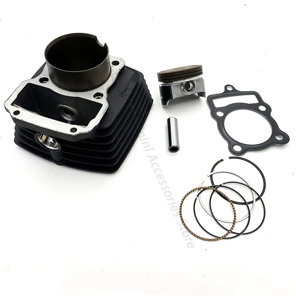 KEEWAY Black Motorcycle Cylinder Rebuild Kit Piston for Keeway Superlight 125 / 150 / 200 Superlight125 150cc Big Bore 62mm