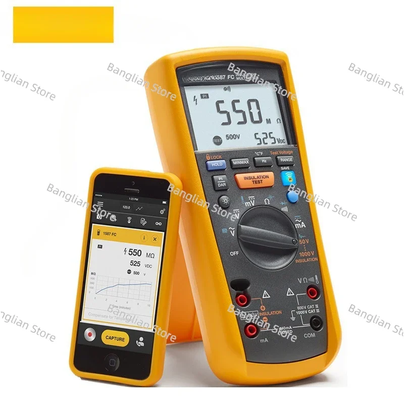 Fluke F1508 Insulation Resistance Tester F1503 Digital Shakemeter F1587 Megohmmeter Multimeter