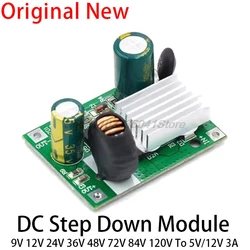 DC 9V 12V 24V 36V 48V 72V 84V 120V to 5V 3A Step Down Module Power Supply DC DC Converter Buck Converter Step Up Converte