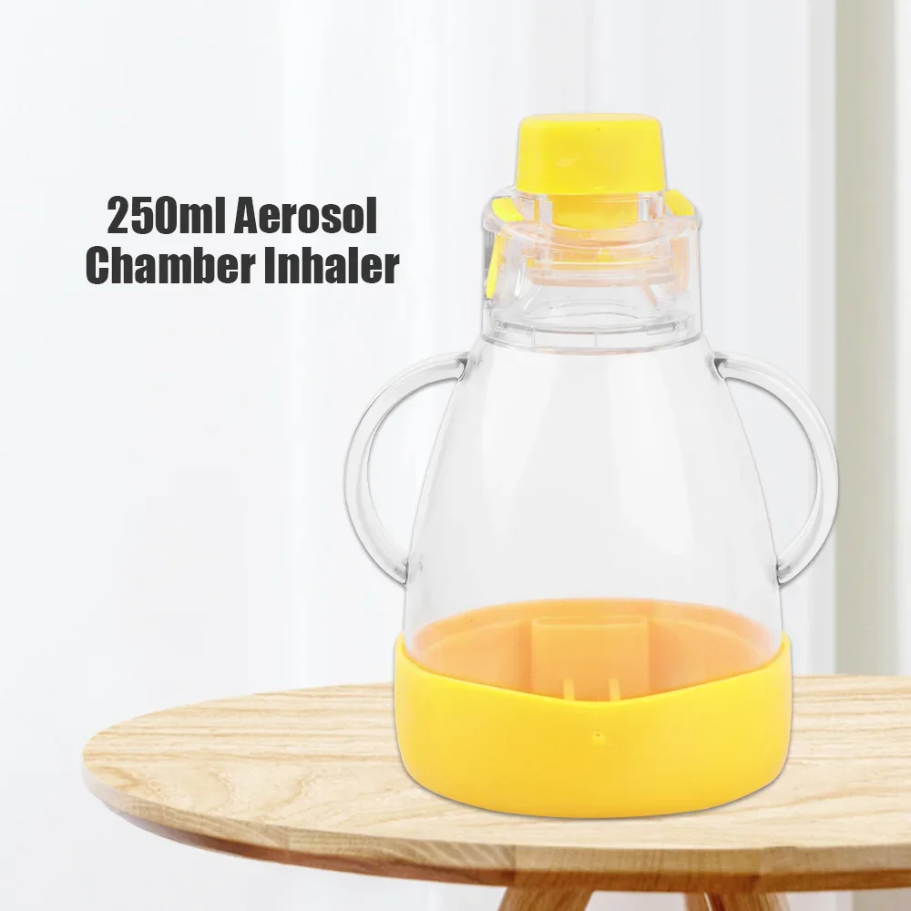 250ml Automizer Asthma Spacer Inhaler Mist Storage Compressor Aerosol Nebulizer Tank with Mask Cup for Adult Child Baby Pet view 4