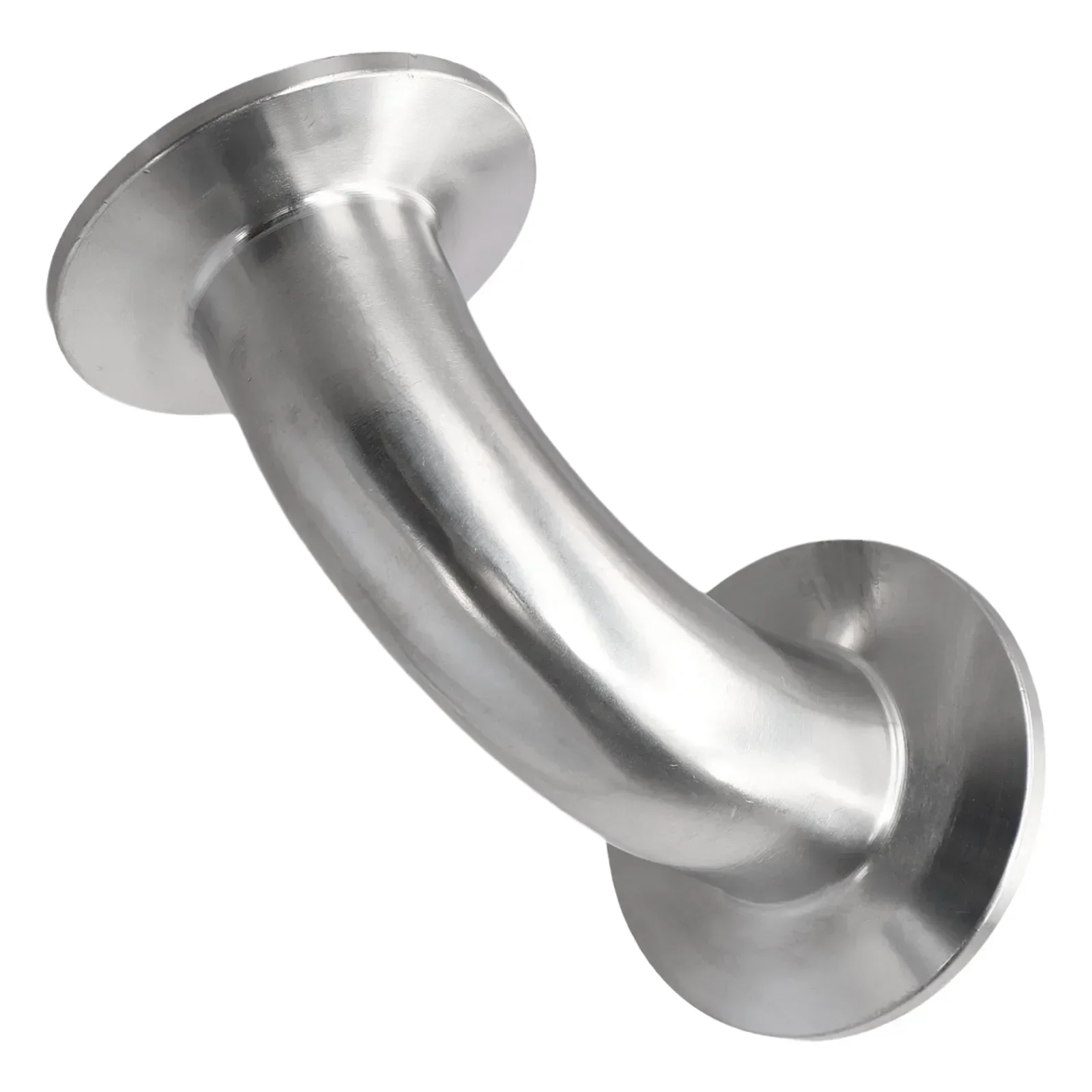 Sanitary 90 Degree Elbow Connector Suitable for 1 5' to 3' Tri Clamp Ferrules 304 Stainless Steel for Fluid Transfer