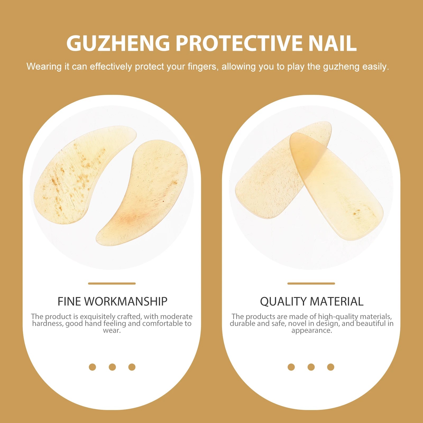 

Fingertip Covers Guzheng Nails Instrument High Quality Premium Fake Picks Child