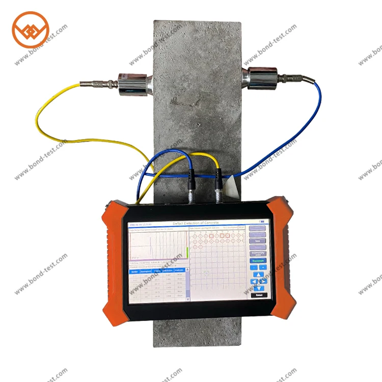 Concrete ultrasonic detector Ultrasonic pulse velocity for concrete testing